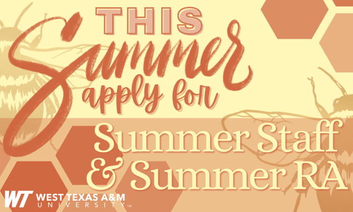 Summer Staff &amp; Summer RA Recruitment
